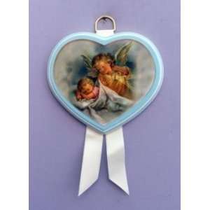  5 x 6 Guardian Angel w/ Infant Heart Plaque: Everything 