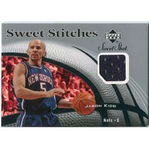   07 Upper Deck Sweet Shot Stitches #JK Jason Kidd: Sports Collectibles