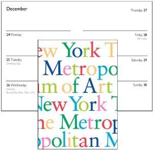  The Metropolitan of Museum of Art Logo Pocket Calendar 