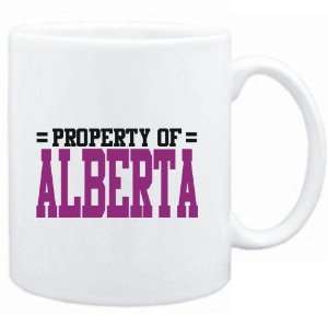  Mug White  Property of Alberta  Female Names