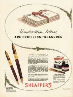 1943 AD Sheaffers fountain pen and pencil advertising  