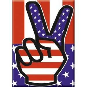  Peace (Hand and Sign) Magnet 24493M