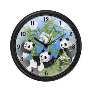  Panda Bears Animals Wall Clock by 