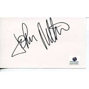 John Ritter Threes Company Star Signed Autograph GAI:  