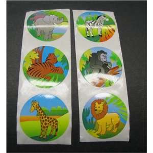  Zoo Animal Roll Stickers: Office Products