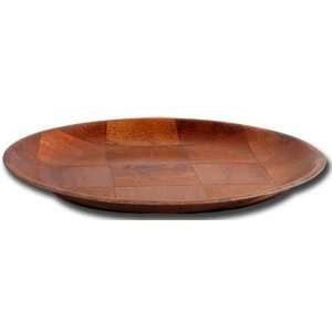  9 Woven Wood Plate 12/CS