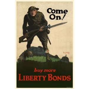  Buy More Liberty Bonds Military Poster: Home & Kitchen