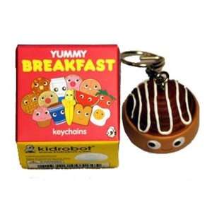    Kidrobot Yummy Breakfast Keychain   Cinnamon Roll Toys & Games