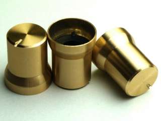   Pro Aluminum Gold Knobs For Volume Audio / HIFI HI END / TUBE AMP
