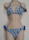 ABERCROMBIE & FITCH Push Up Roses Print Strings Bikini size L NEW NWT