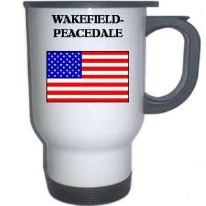     Wakefield Peacedale, Rhode Island (RI) White Stainless Steel Mug