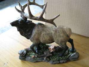 Small Full Elk Statue,Resin Wildlife Figurine,Brand New  