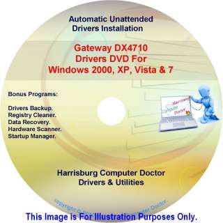 Gateway DX4710 Drivers Restore DVD Automatic Drivers Installation Disc 