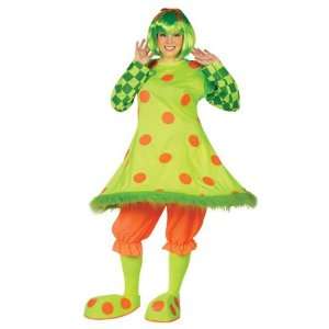  Lolli The Clown Plus Size Costume Dress Size 16w 22w: Toys 