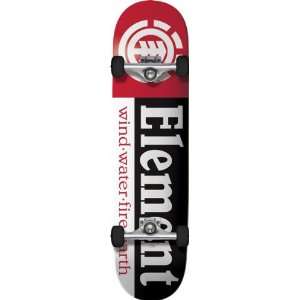   Section Complete 7.5 Black Thriftwood Skateboarding Completes: Sports