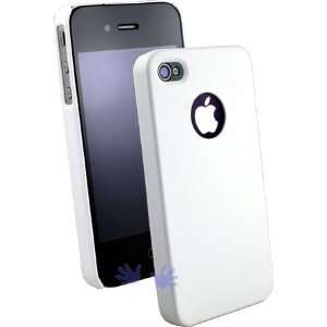  Gogo Snap On Hard Shell Case for iPhone 4   White (Matte 