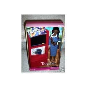 barbie   Teached   African American doll with schoolroom 