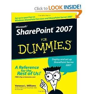   SharePoint 2007 For Dummies [Paperback] Vanessa L. Williams Books
