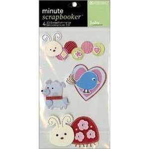   Minute Scrapbooker 3D Embellishments   Baby Arts, Crafts & Sewing