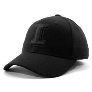   Fighting Illini NCAA Black on Black Tonal Hat: Sports & Outdoors