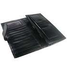 MaxiAids Leather Money Organizer/Wallet Black (81628)