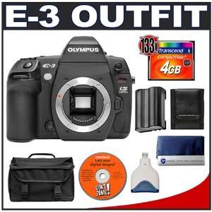  Olympus E 3 Digital SLR Camera with 4GB CF Card + BLM 1 