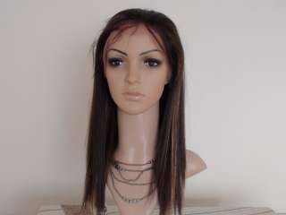   Front Wig 12 14 16 18 High Quality Synthetic Hair #1b/30  