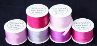 Purple and Violet Silk Ribbons