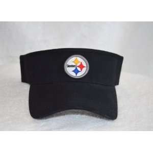    Pittsburgh Steelers Black Visor Hat   Golf Cap: Sports & Outdoors