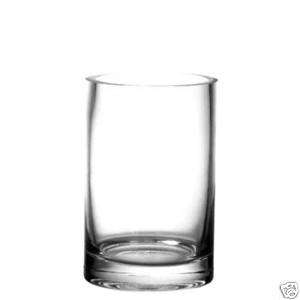   Clear Glass. H 6, D 4. Brand New (12 pcs), Floral Arrangement  