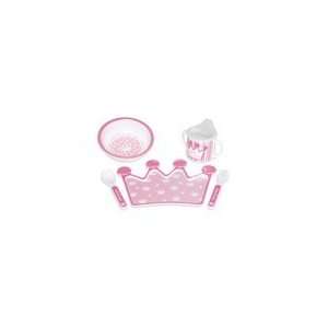  Princess Crown Plate Melamine Set Baby