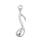 VistaBella 925 Sterling Silver Music Musical Note Pendant Necklace