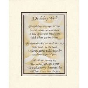  A Holiday Wish   Poetry Gift: Home & Kitchen