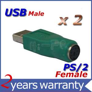 PS2 KEYBOARD MOUSE TO USB CONVERTER ADAPTER FOR PC  