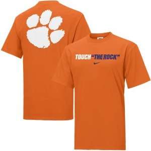   Nike Clemson Tigers Orange Rush the Field T shirt