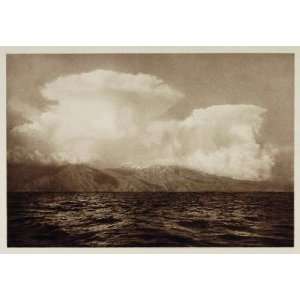  1928 Storm Clouds White Mountains Crete Kreta Greece 