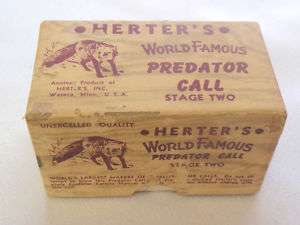 Herters World Famous Predator Call Red Stage Two BOX ONLY   FREE 