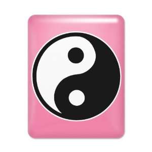  iPad Case Hot Pink Yin Yang Black and White Everything 