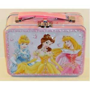   Princess Trio Small Embossed Lunch Box Tin/ Carry all: Toys & Games