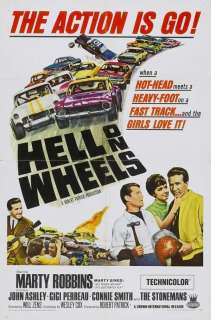 Hell on Wheels 27 x 40 Movie Poster Marty Robbins  