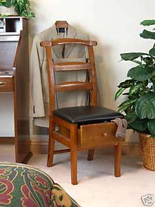 Wardrobe Chair Valet in Walnut (NEW)  