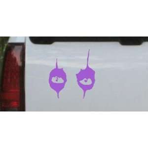 Purple 3in X 3.2in    Alice Cooper Eyes Car Window Wall Laptop Decal 