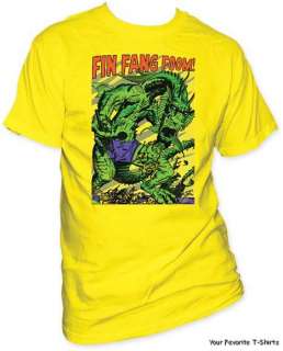 Licensed Marvel Comics Fin Fang Foom Dragon Adult Tee Shirt S 2XL 