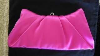   HAND BAG CLUTCH PINK SILVER CC HARDWARE BNWT BOX AUTHENTIC TAG  