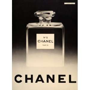  1964 Ad Chanel No. 5 Paris French Perfume Parfum Bottle 