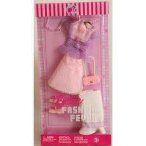 Barbie Fashion Fever Dolls Cloth Assortment Set (6+ Pieces) K8486 