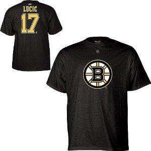 Boston Bruins Milan Lucic Youth Reebok T Shirt Jersey  