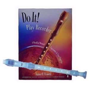  Recorder Pack Yamaha Blue Soprano Recorder with Do It 
