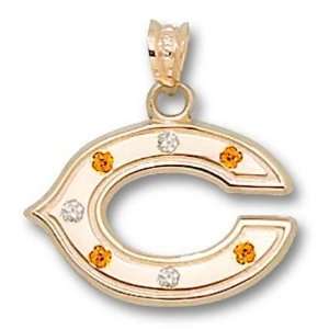   Citrine Stones and .01 Diamonds   10KT Gold Jewelry