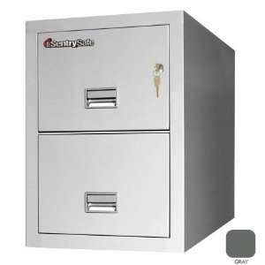 SentrySafe 2G3120 G 31 in. 2Hr 2 Drawer Insulated File   Gray:  